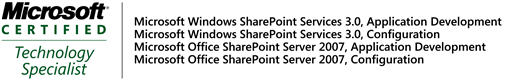 Microsoft Certified Technology Specialist